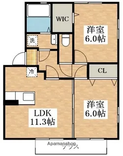サンフィールドⅠ棟【1階】の間取り