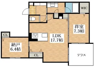 フェリス 阪南町【1階】の間取り