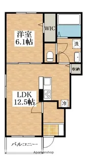 ヴェルノア【1階】の間取り