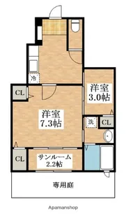 1SDKの間取り画像