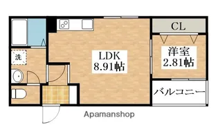 F+style上田3号館【1階】の間取り