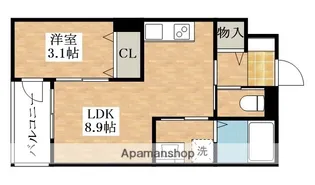 グローハイツ喜連ノース【3階】の間取り
