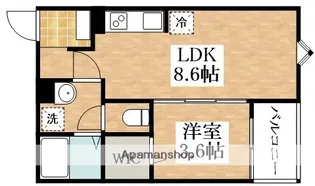 F+style西大塚【1階】の間取り