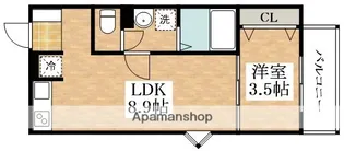 F+style天美東4号館【3階】の間取り