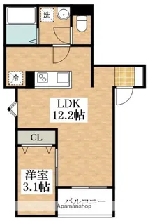 F+style天美東4号館【2階】の間取り