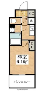 エスリード大阪平野プライム【2階】の間取り