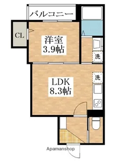 F asecia Phanes【3階】の間取り