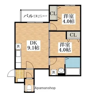 グランアリア【1階】の間取り