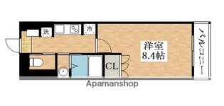 エルローエン天美【2階】の間取り