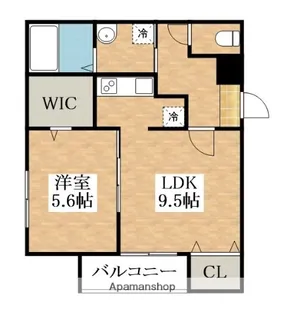 フジパレス今川公園東Ⅲ番館【2階】の間取り