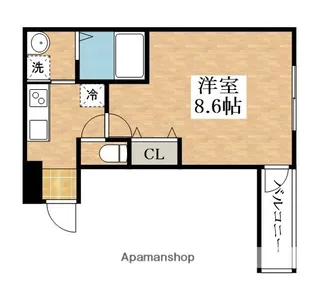 フジパレス今川公園東Ⅲ番館【1階】の間取り