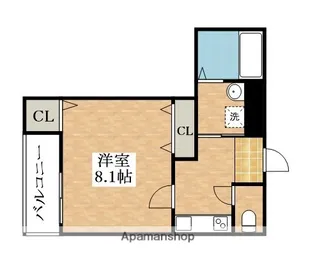 フジパレス今川公園東Ⅴ番館【1階】の間取り
