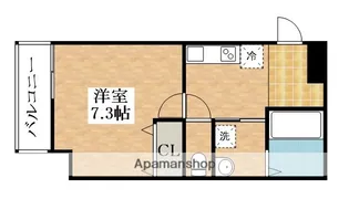 フジパレス今川公園東Ⅴ番館【3階】の間取り