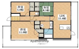 ファインデイズ北花田【7階】の間取り