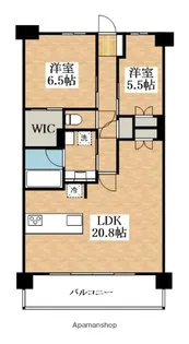 サンメゾン新金岡レジデンシャル【2階】の間取り