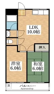 長尾マンション【3階】の間取り