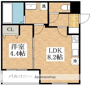 D.CREART松原FELIZ【1階】の間取り