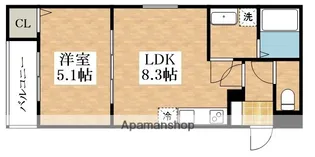 D.CREART松原FELIZ【1階】の間取り