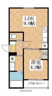 D.CREART松原FELIZ【1階】の間取り
