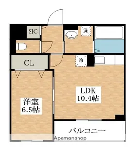 ラ・クロシェット【2階】の間取り
