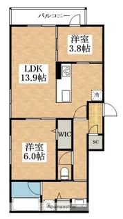 クラシスト新金岡【2階】の間取り