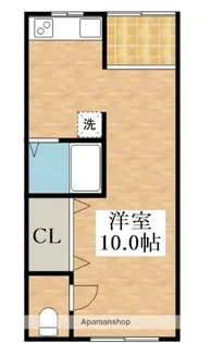 メビウス南花田ハイツ【2階】の間取り