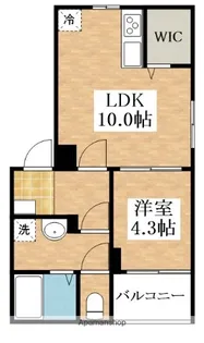 セレーノ【1階】の間取り