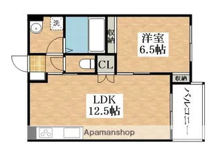 リアノーラ平野WEST【1階】の間取り