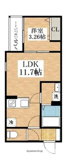 FSTYLE一津屋1号館【2階】の間取り