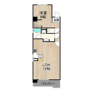 フジマンション【202号室】の間取り