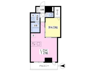 ノーブルコート堺筋本町【1305号室】の間取り