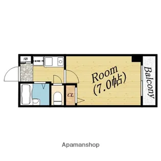 スマイル千林【3階】の間取り