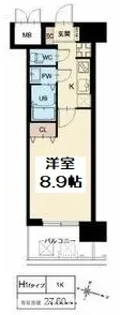 スプランディッド京橋EAST【4階】の間取り