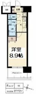 スプランディッド京橋EAST【6階】の間取り
