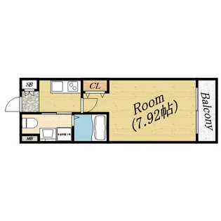 ライブ カーサ千林大宮【2階】の間取り