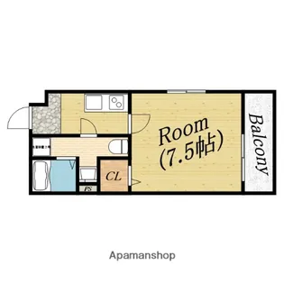 ドゥエリング千林商店街【5階】の間取り