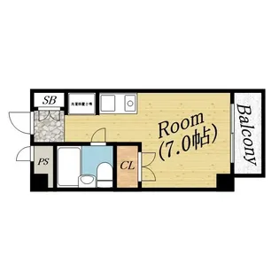 アインス中宮【3階】の間取り