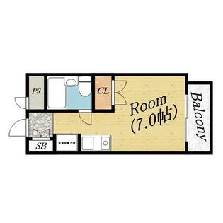 アインス中宮【3階】の間取り