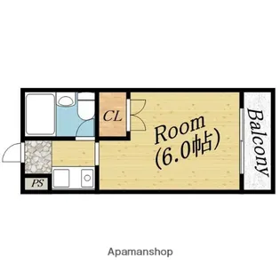 サニーハイツ【5階】の間取り