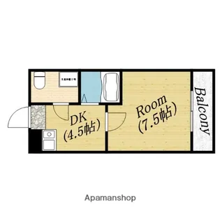 コスモハイツ【2階】の間取り