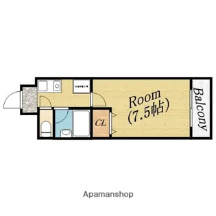 アーバン千林A棟【4階】の間取り