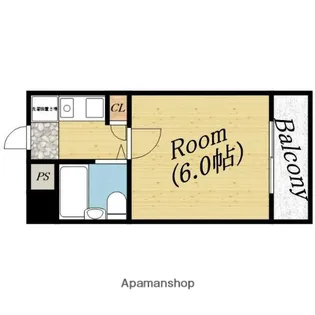 ジュネス大宮Ⅱ【4階】の間取り