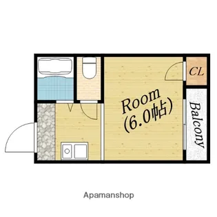 ピエ・タ・テール大宮【4階】の間取り