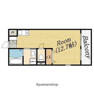 ノースキャッスル【2階】の間取り