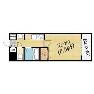 プレサンス城北公園アクアージュ【3階】の間取り