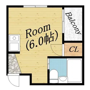 サンライズ中宮【4階】の間取り