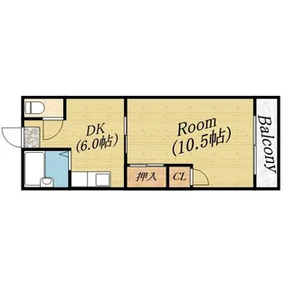 メゾン和光【2階】の間取り