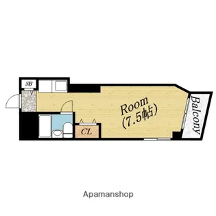 プレジデント千林【3階】の間取り