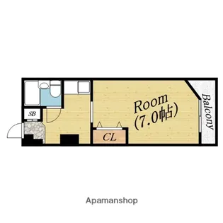 プレジデント千林【2階】の間取り