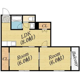 コンコード千林大宮【3階】の間取り